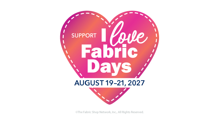 I Love Fabric Days 2027